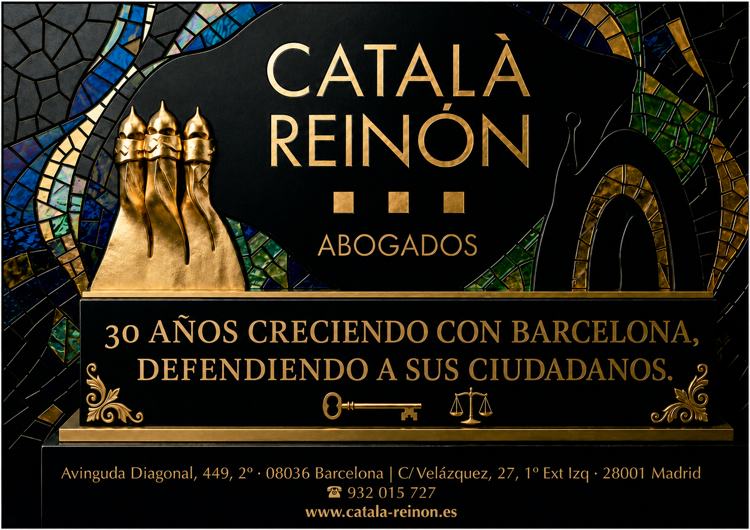 Català Reinón Abogados, 30 años creciendo con Barcelona