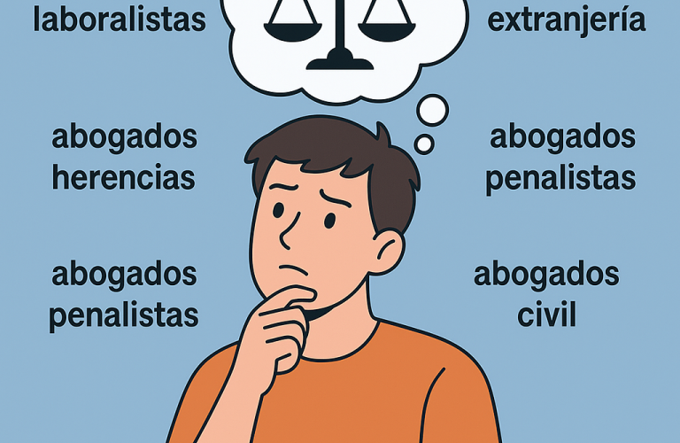 ¿Qué tipo de abogado necesito según mi caso?