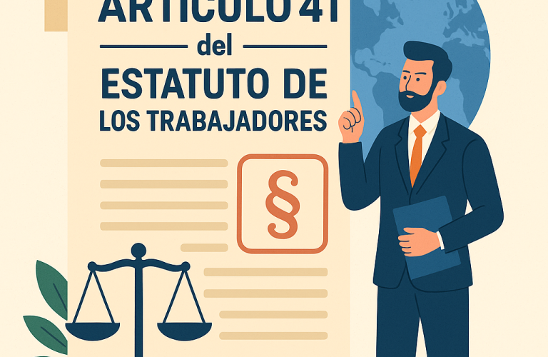 Qué dice el artículo 41 del Estatuto de los Trabajadores