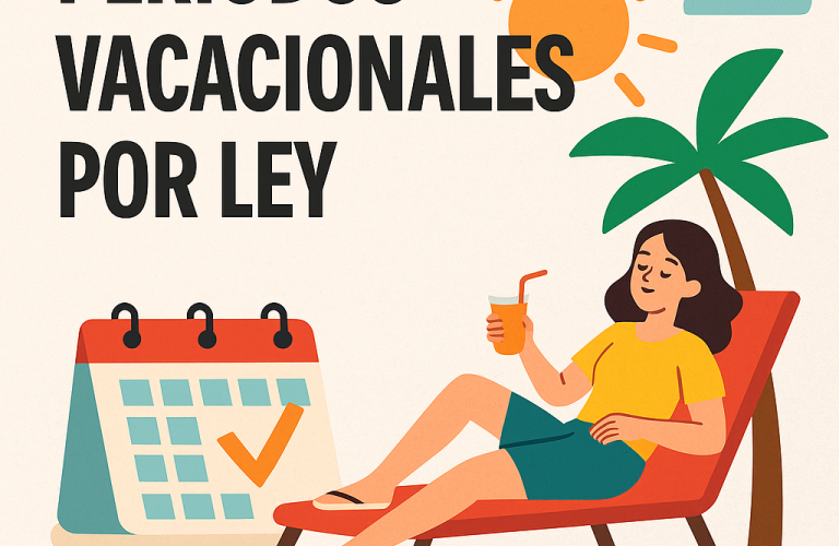 Periodos vacacionales por ley: lo que debes saber