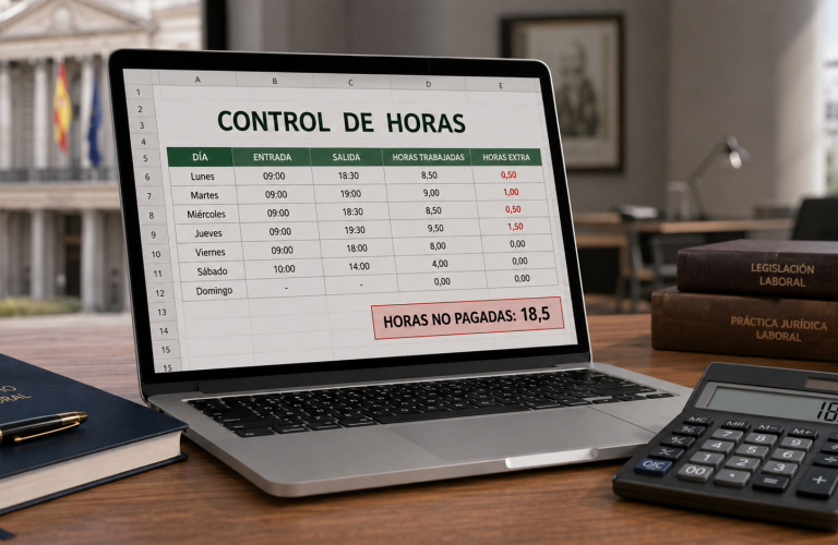 Reclamación de salarios y horas extra en Madrid: prueba, registro horario y SMAC
