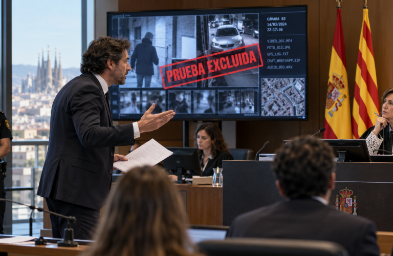 Abogado ante la prueba excluida