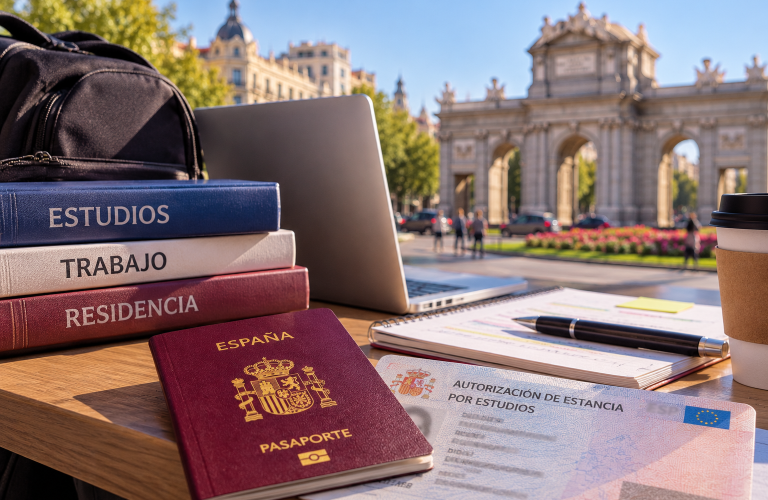 Estudios y residencia bajo la Puerta de Alcalá