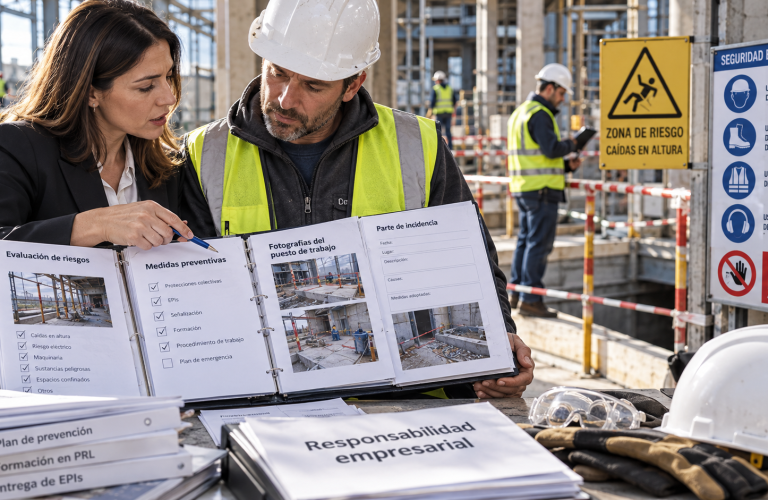 Inspección de riesgos en obra