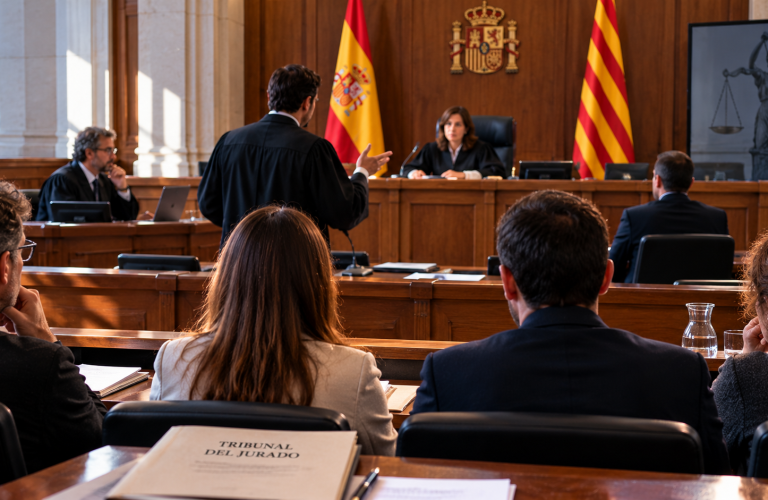 Juicio en Barcelona ante el jurado