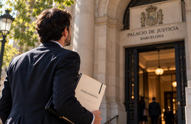 Sobreseimiento ante el Palacio de Justicia