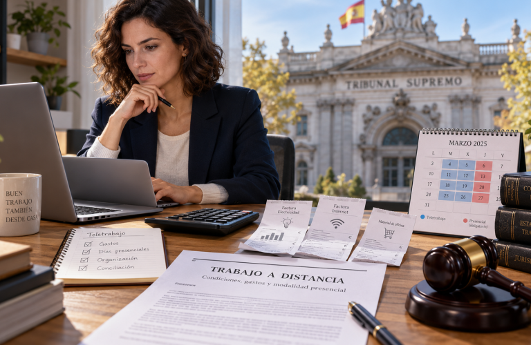 Teletrabajo bajo supervisión legal