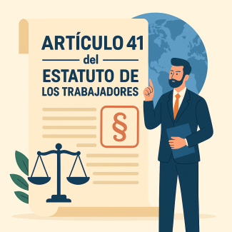 Qué dice el artículo 41 del Estatuto de los Trabajadores