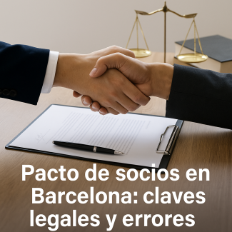 Pacto de socios en Barcelona: claves legales y errores comunes