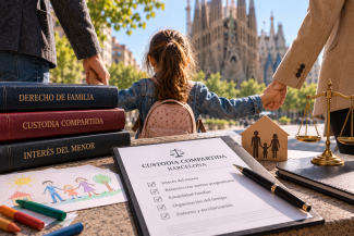 Custodia compartida junto a la Sagrada Família